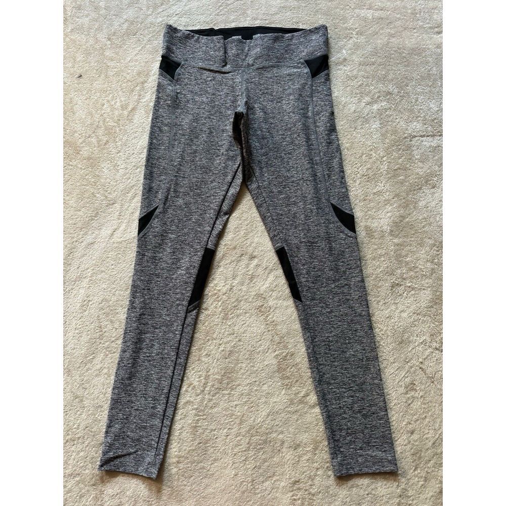 Victorias Secret PINK Ultimate Yoga Pants Gray Black‎ Workout Leggings Size M